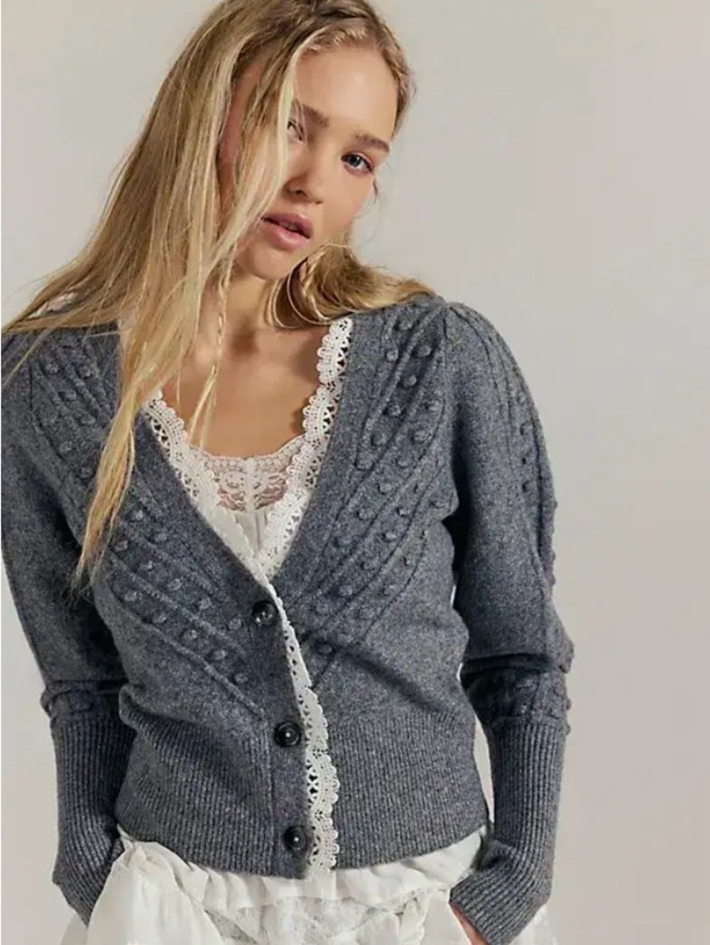 Lace Softspun Long Sleeve Cardi